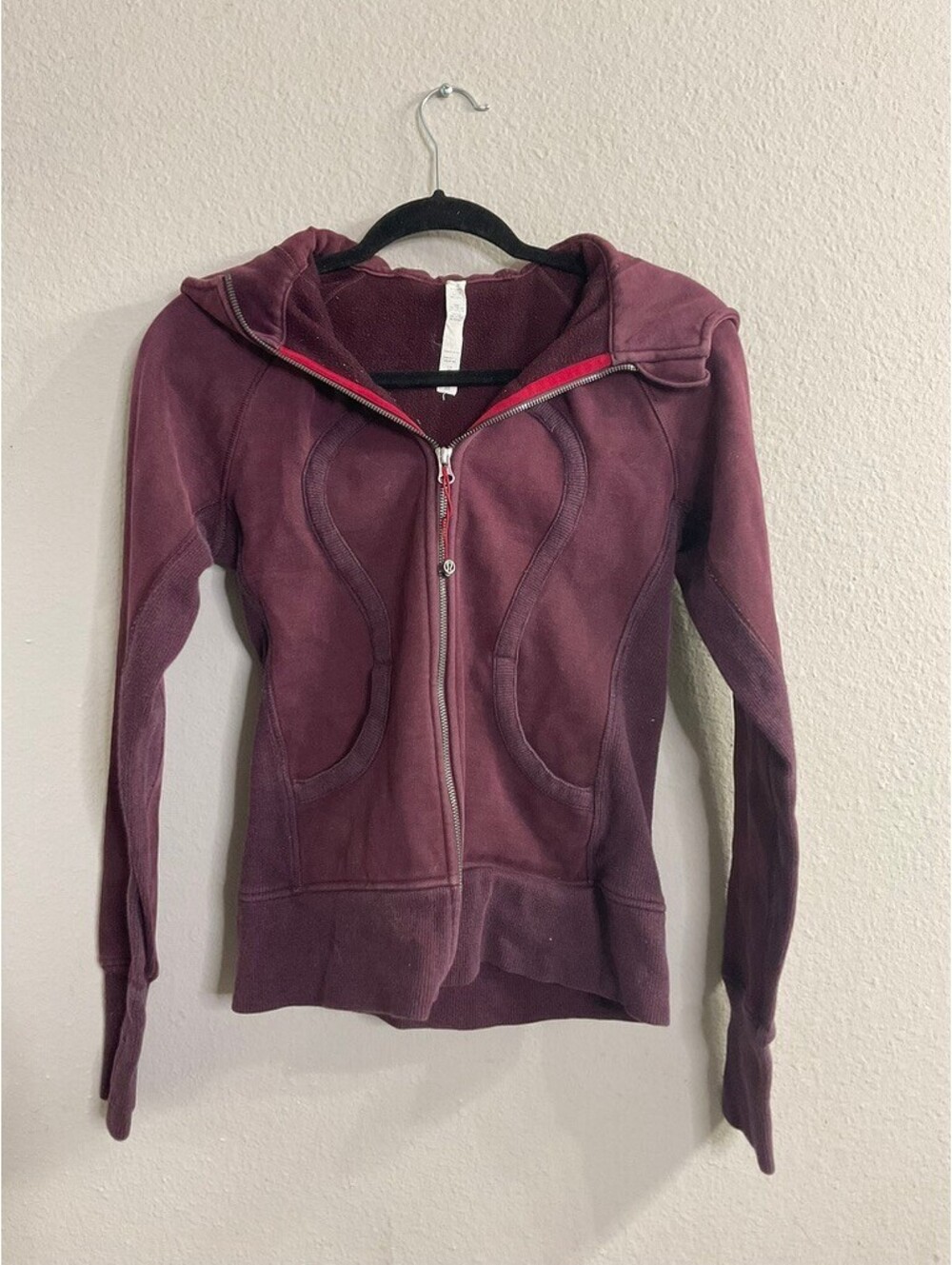 Lululemon Scuba Full-Zip Hoodie plum size 4